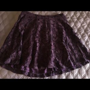 Purple winter skirt